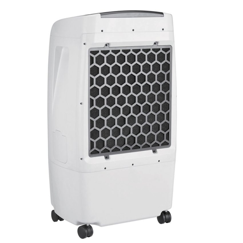 Mặt sau của máy làm mát Honeywell CL25AE