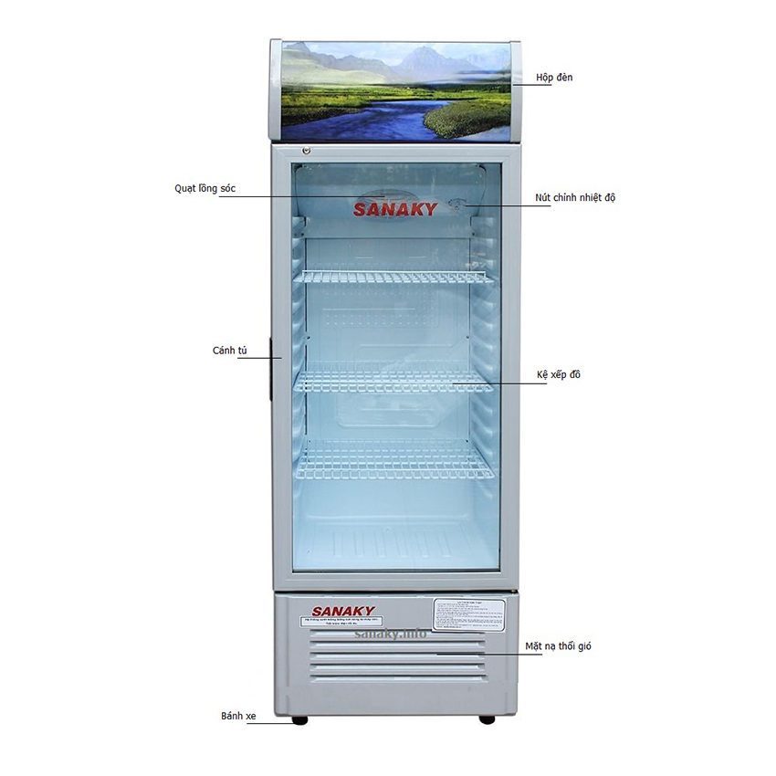 Tủ mát Inverter Sanaky VH-218K3 - Hàng chính hãng