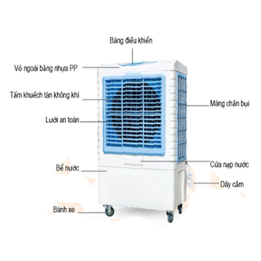 Máy làm mát không khí Matika MTK-5500 - Hàng chính hãng