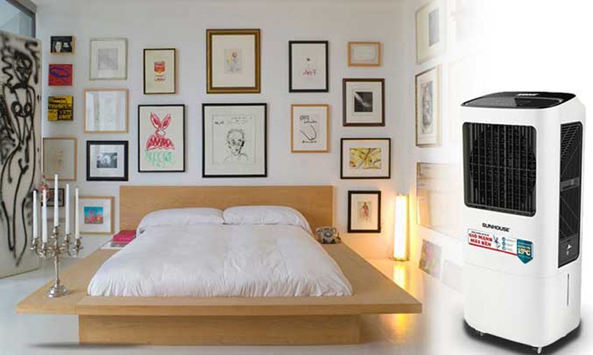 Máy làm mát không khí Sunhouse SHD7768 có thiết kế hiện đại, sang trọng