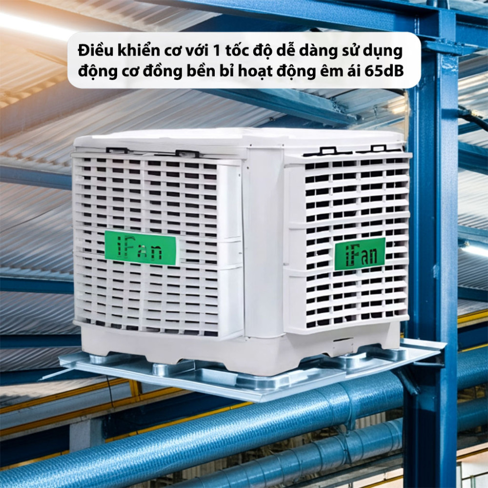 Máy làm mát cố định công nghiệp iFan FAD-18CT bảng điều khiển cơ 1 tốc độ gió dễ dàng sử dụng