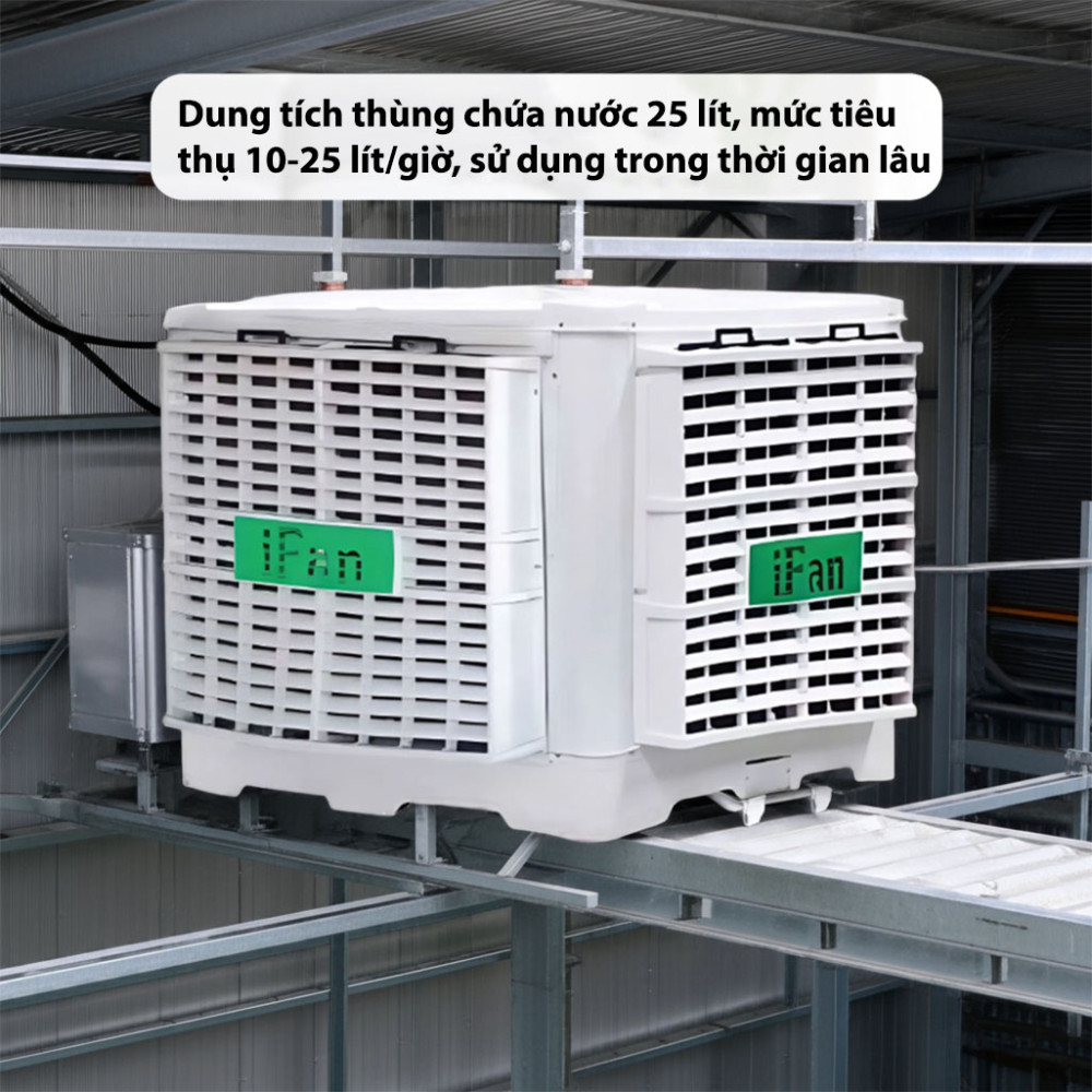 Máy làm mát cố định công nghiệp iFan FAD-18CT dung tích thùng nước lớn, sử dụng được lâu, tiết kiệm thời gian