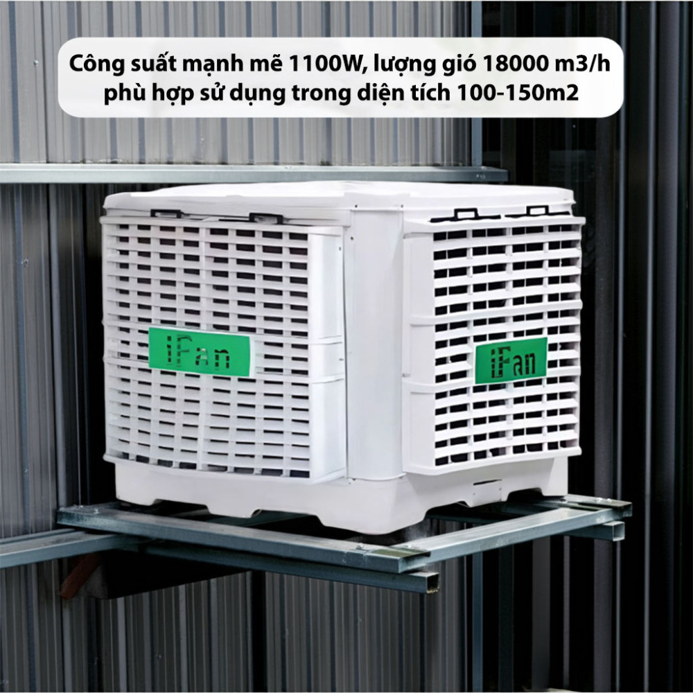 Máy làm mát cố định công nghiệp iFan FAD-18CT hoạt động với công suất mạnh mẽ