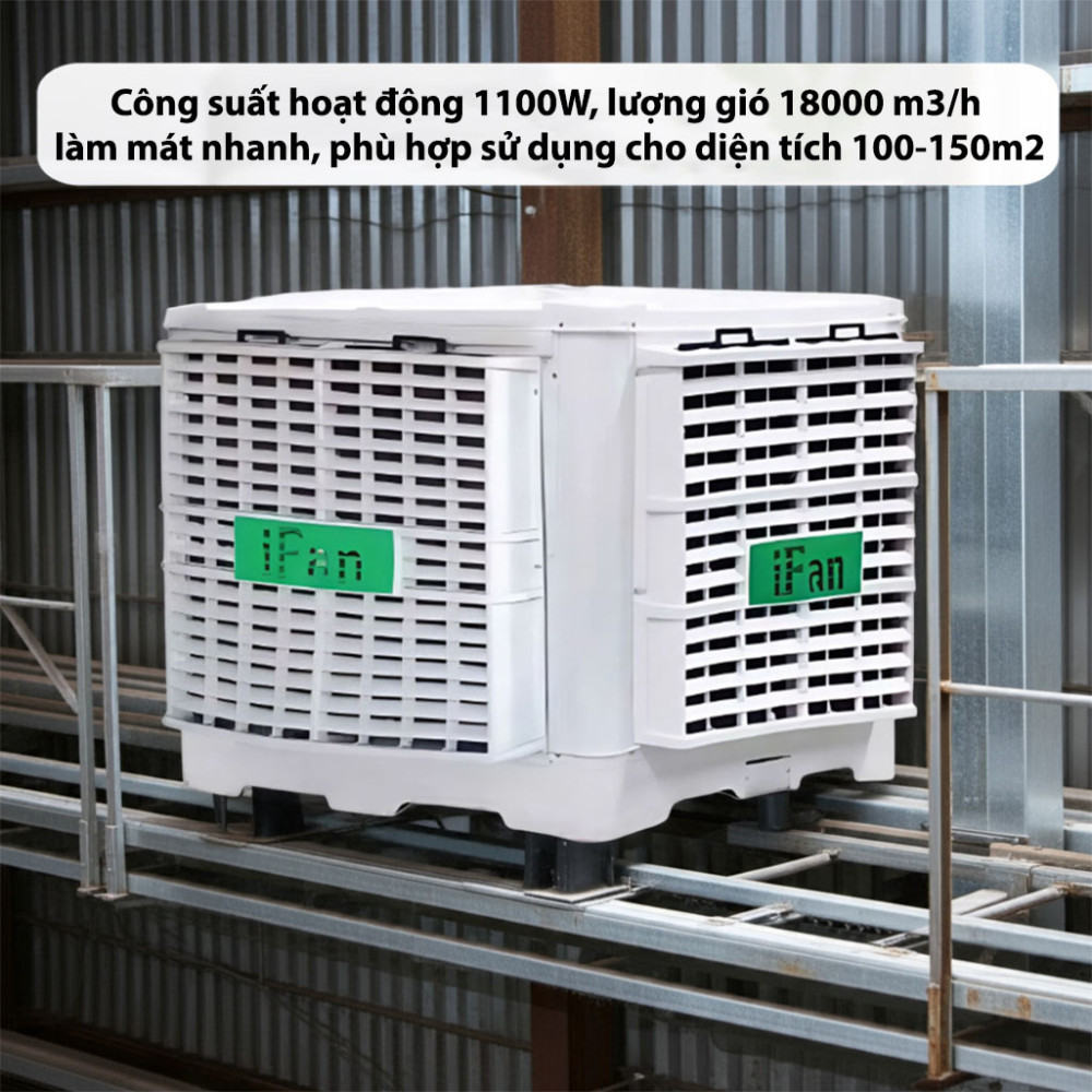 Máy làm mát cố định công nghiệp iFan FAD-18ER hoạt động với công suất mạnh mẽ, hiệu suất hiệu quả