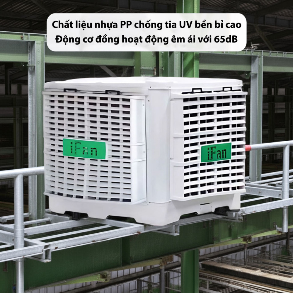 Máy làm mát cố định công nghiệp iFan FAD-18MR chất liệu bền bỉ, động cơ êm ái ổn định