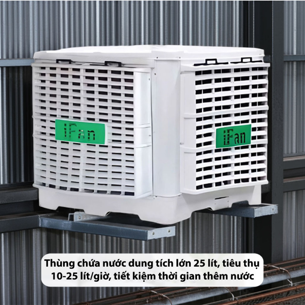 Máy làm mát cố định công nghiệp iFan FAD-18MR thiết kế thùng chứa nước dung tích lớn, tiết kiệm thời gian