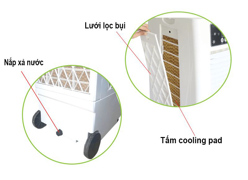 Máy làm mát không khí iCool IC-702 Mini - Hàng chính hãng