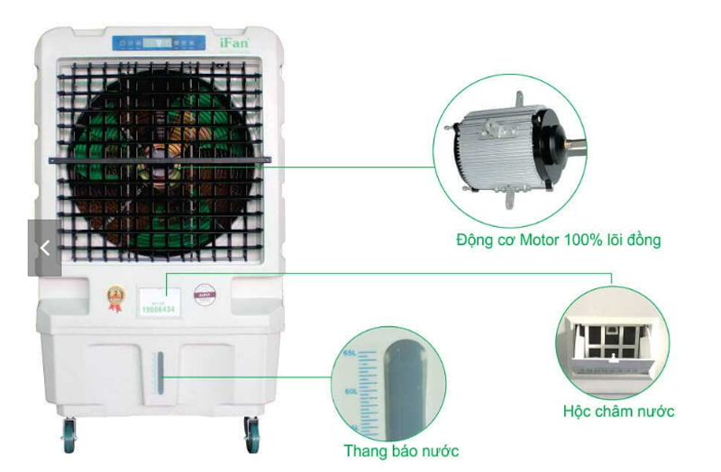 Máy làm mát không khí iFan-1600D - Hàng chính hãng