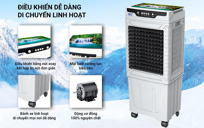 Máy làm mát không khí APE AP4001 - Hàng chính hãng