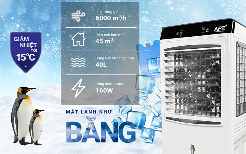 Tính năng của Máy làm mát không khí APE AP6001R