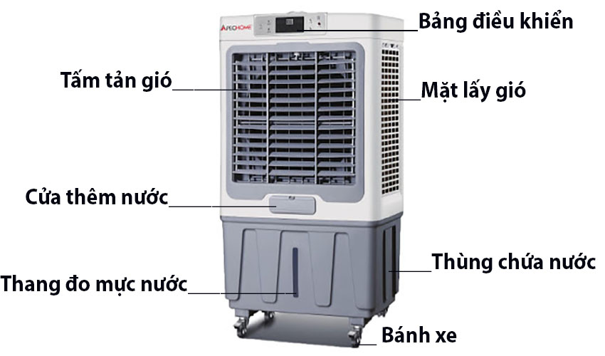 Máy làm mát không khí Apechome MIK-5000EX - Hàng chính hãng