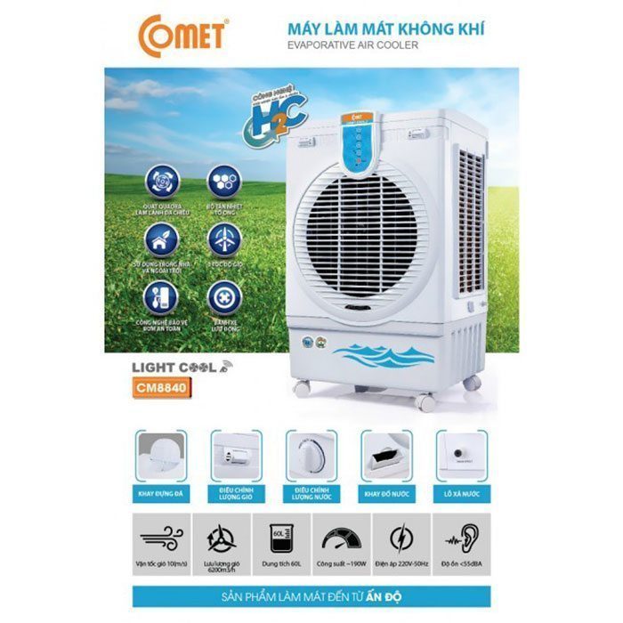 Máy làm mát không khí Comet CM8840 - Hàng chính hãng
