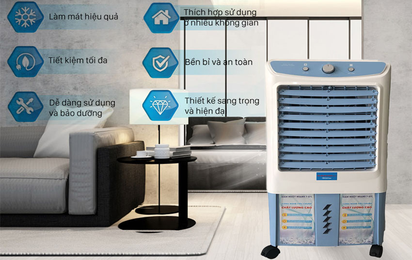 Máy làm mát không khí Daichi KS-4000C - Hàng chính hãng