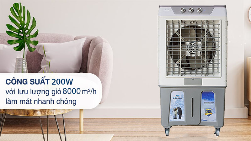 Công suất của Máy làm máy không khí Hakari HK-8600