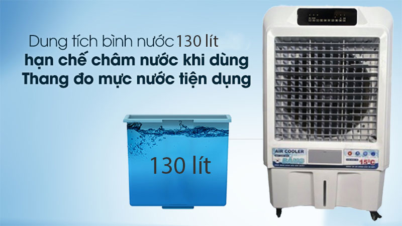 Dung tích thùng chứa nước của Máy làm mát không khí công nghiệp Hakari HK-90