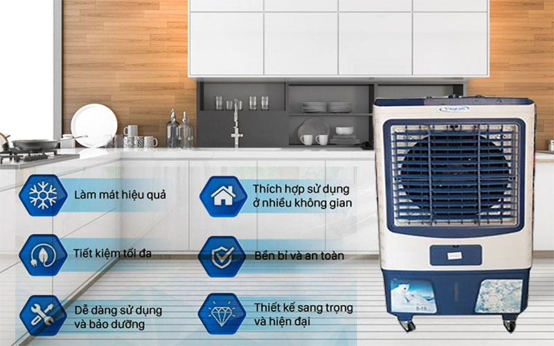 Máy làm mát không khí Hakari HK-90C - Hàng chính hãng