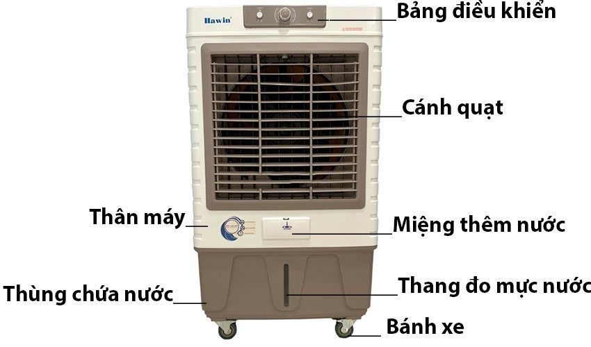 Máy làm mát không khí Hawin HSN-120 - Hàng chính hãng
