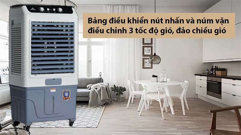 Bảng điều khiển của Máy làm mát không khí Hòa Phát HPCF1-061/062