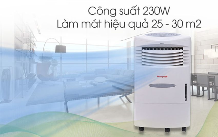 Lưu lượng gió của máy làm mát không khí Honeywell CL20AE