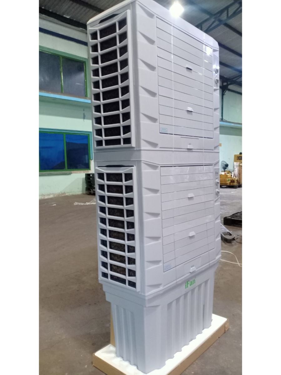 Diện tích làm mát từ 80-160m², nhà xưởng, sảnh chờ quán ăn, quán cà phê,...