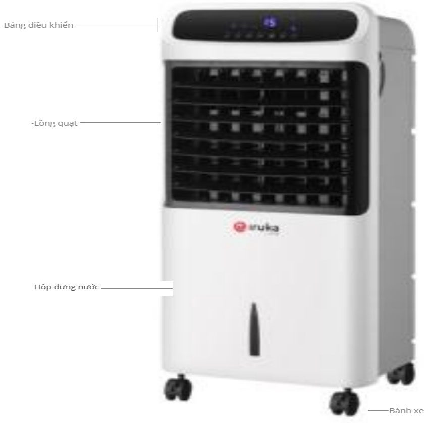 Máy làm mát không khí Iruka I-82 - Hàng chính hãng