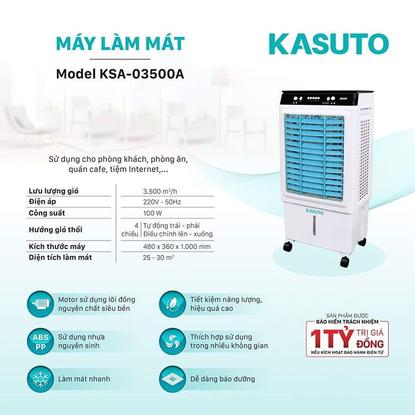 Máy làm mát không khí Kasuto KSA-03500A