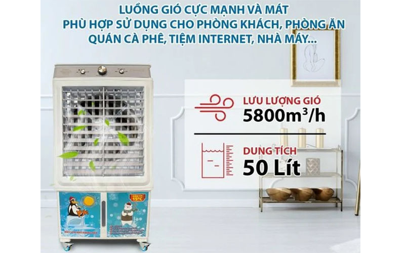 Máy làm mát không khí Ladomax HA-1850 - Hàng chính hãng