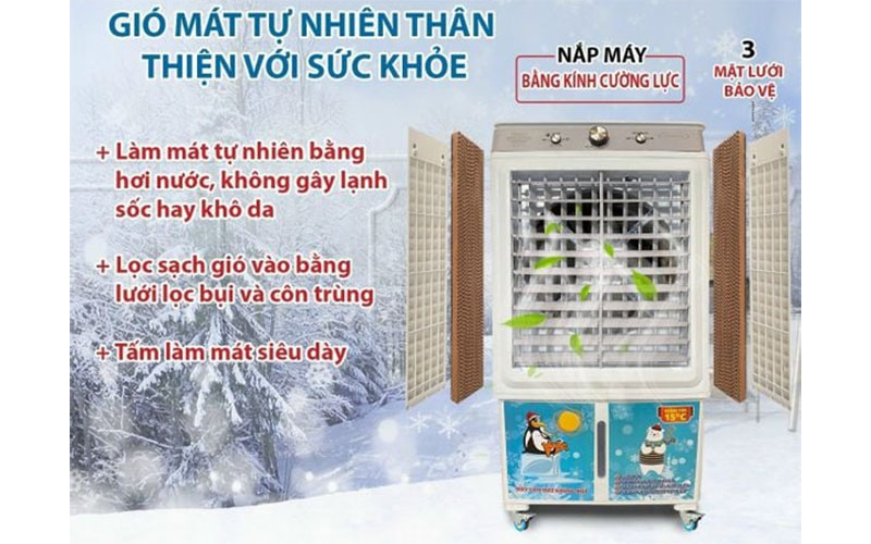 Máy làm mát không khí Ladomax HA-1850 - Hàng chính hãng