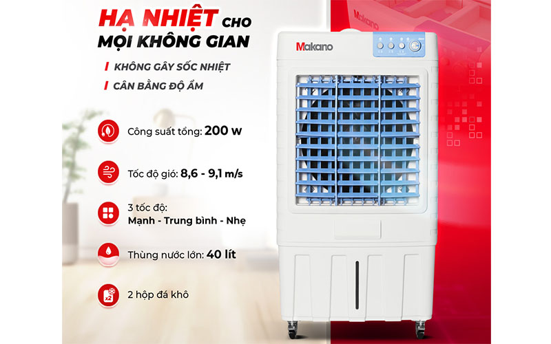 Máy làm mát không khí Makano MM103 - Hàng chính hãng