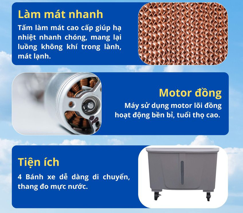 Máy làm mát không khí MitsuXFan MSAL-60 - Hàng chính hãng