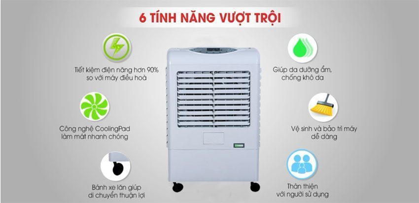 Tính năng của máy làm mát không khí Nagakawa NFC505