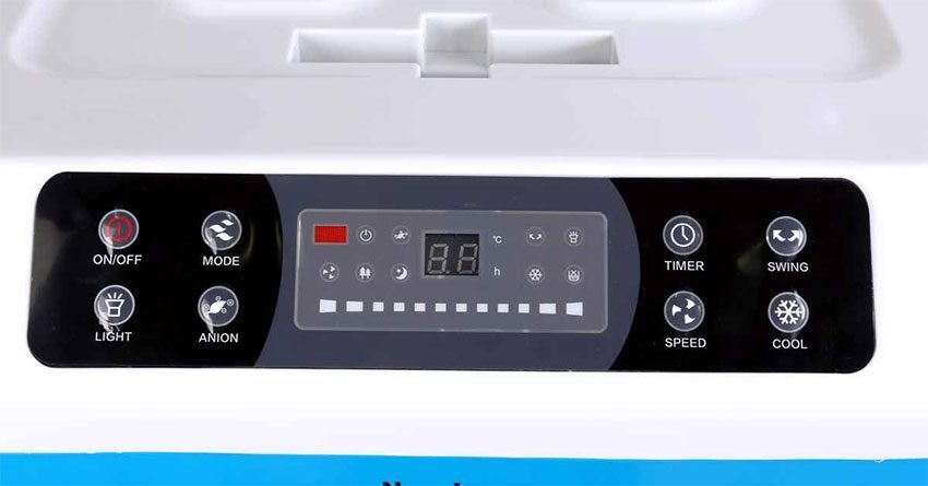Máy làm mát không khí Nagakawa NFC510 sử dụng bảng điều khiển dễ dàng sử dụng