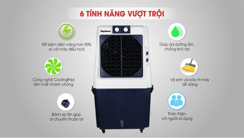Máy làm mát không khí Nagakawa NFC668 - Hàng chính hãng