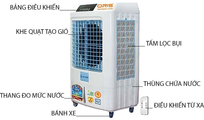 Máy làm mát không khí Oris TO-50A - Hàng chính hãng