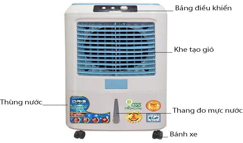 Máy làm mát không khí Oris TO-60 - Hàng chính hãng