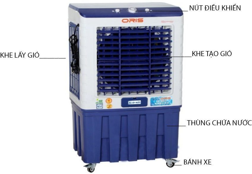 Máy làm mát không khí Oris TO-600 - Hàng chính hãng