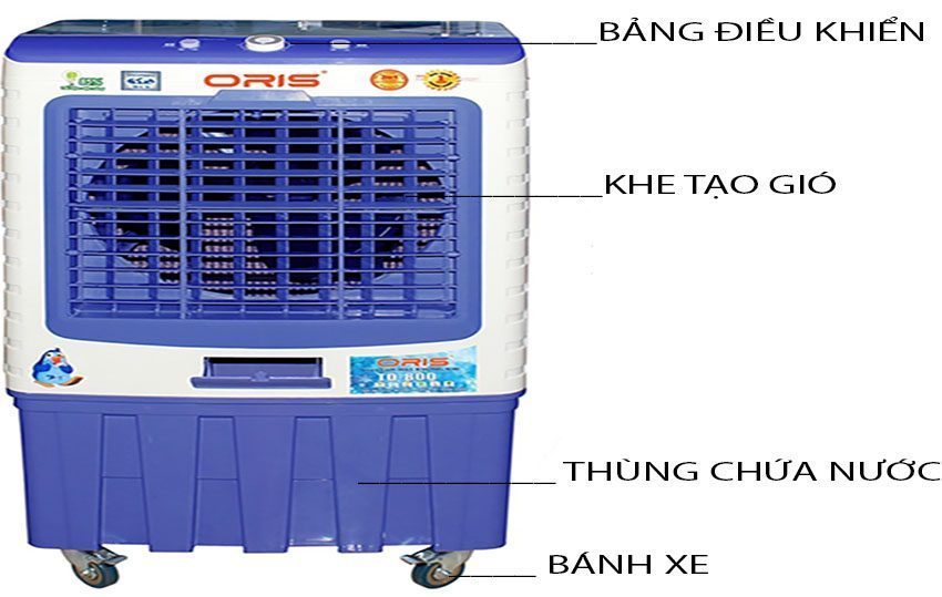 Máy làm mát không khí Oris TO-800 - Hàng chính hãng