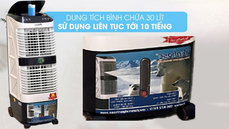 Dung tích thùng chứa nước của Máy làm mát không khí Penhose PH-2000C 
