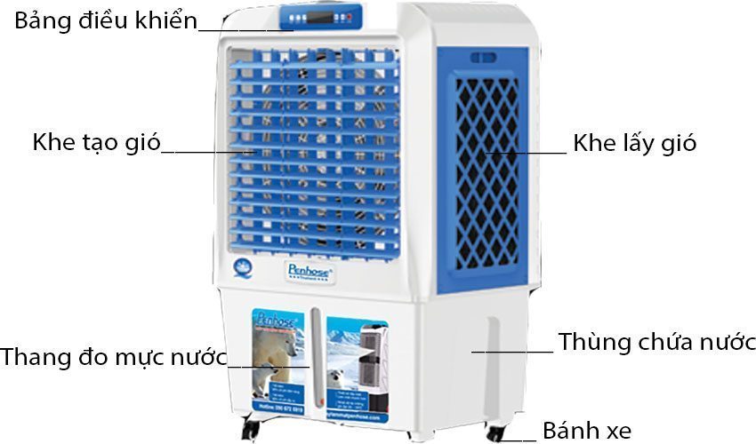 Máy làm mát không khí Penhose PH-9500 - Hàng chính hãng