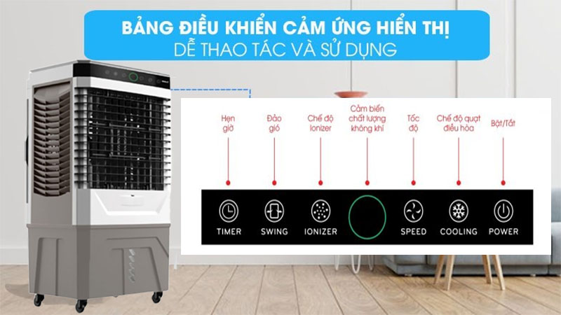 Máy làm mát không khí Rapido Everest 9000D - Hàng chính hãng