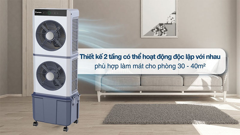 Máy làm mát không khí Rapido Twin-D - Hàng chính hãng