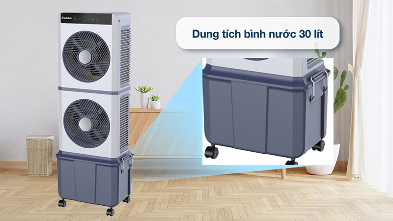 Máy làm mát không khí Rapido Twin-D - Hàng chính hãng