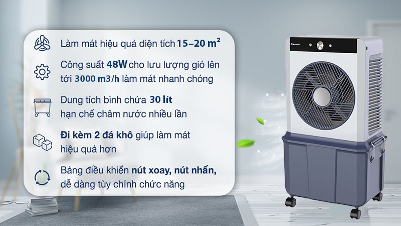 Máy làm mát không khí Rapido WIN-M - Hàng chính hãng