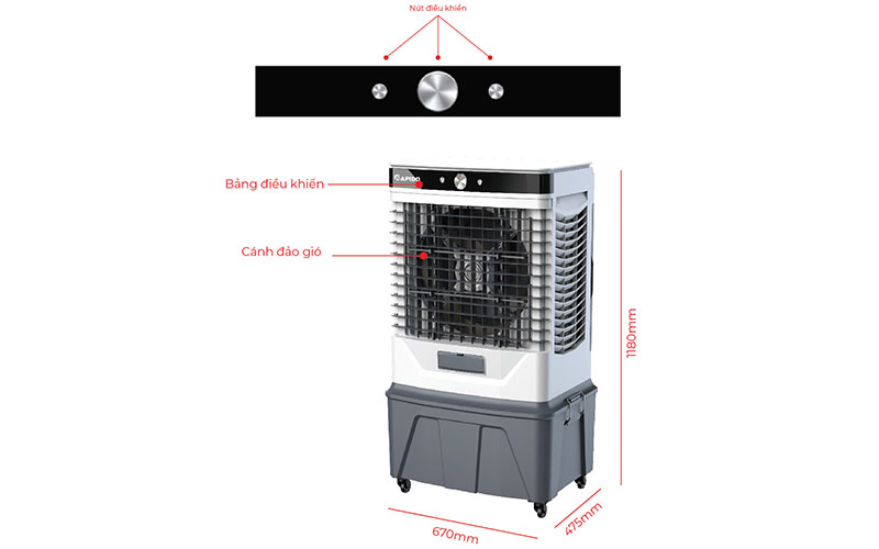 Máy làm mát không khí Rapido Windy-M - Hàng chính hãng