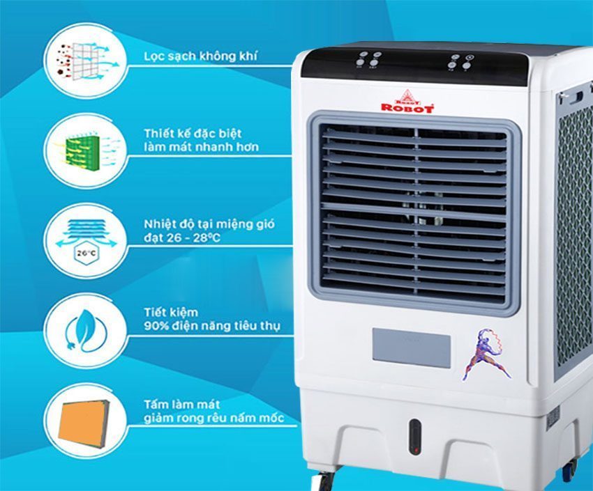 Chi tiết của máy làm mát không khí Robot RB220E