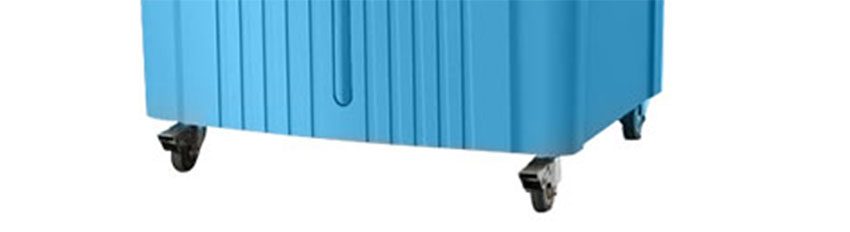 Máy làm mát không khí Saiko AC-3601E với 4 bánh xe di chuyển dễ dàng