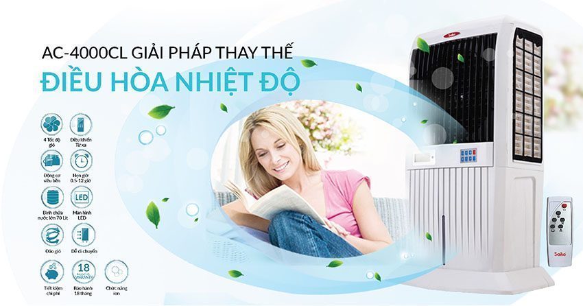 Chức năng của máy làm mát không khí Saiko AC-4000CL
