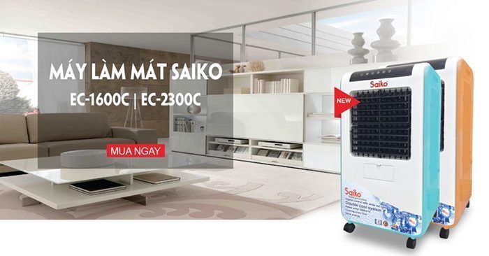 Máy làm mát không khí Saiko EC-2300C - Hàng chính hãng