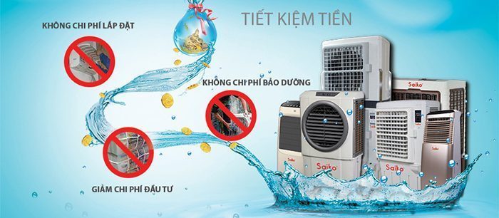 Máy làm mát không khí Saiko EC-2300C - Hàng chính hãng
