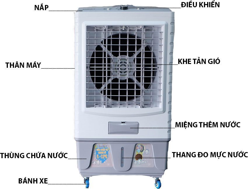 Máy làm mát không khí Sanaky VH8000A - Hàng chính hãng